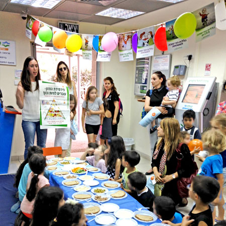הדרכת דיאטנית לילדים על תזונה נכונה